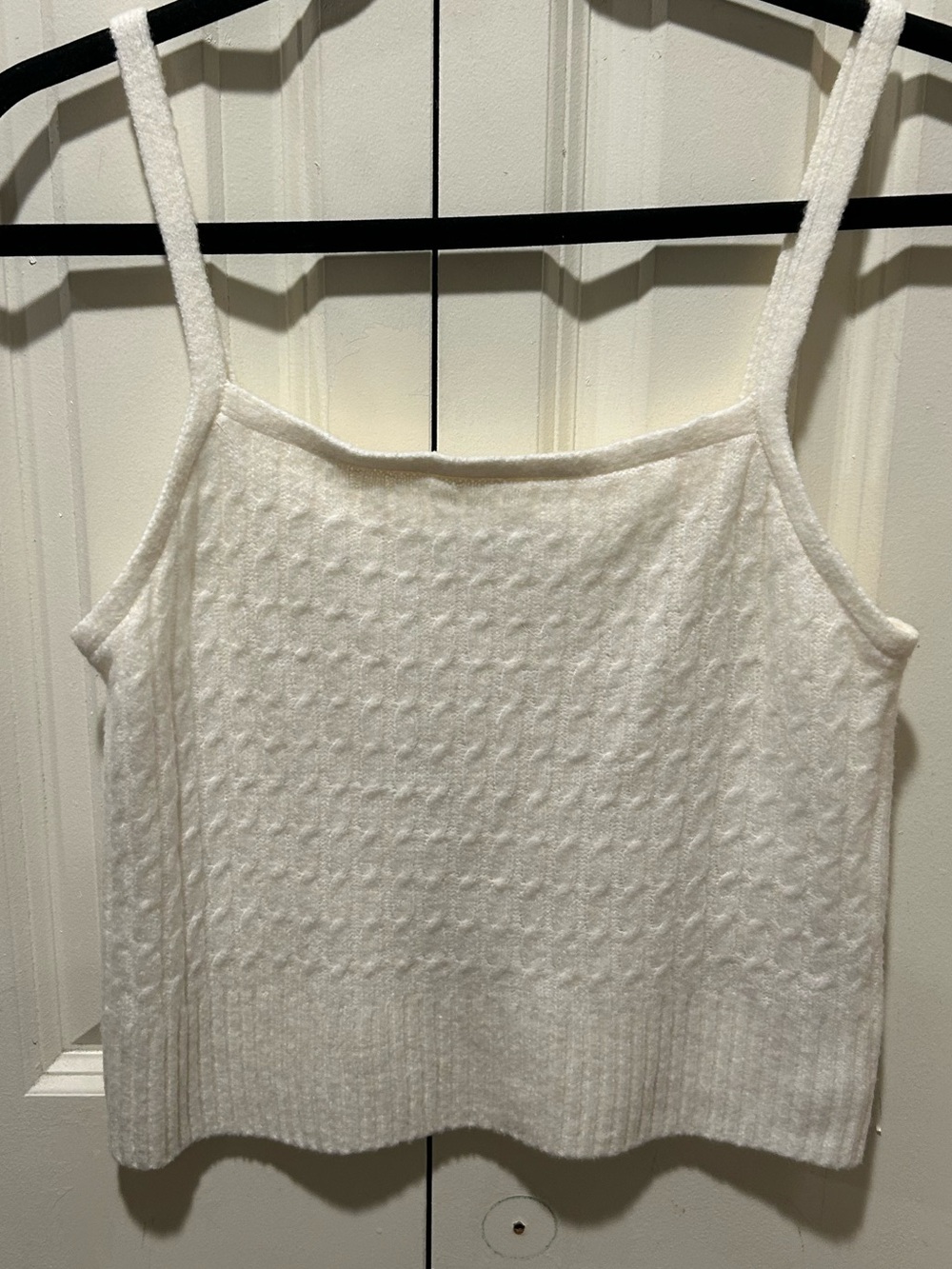 Abercrombie&Fitch Wool Blend Knit  Cream Camisole , size Small